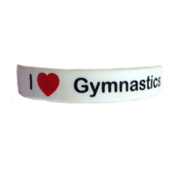 I Love Gymnastics Wristbands The City of Newcastle Gymnastics Academy