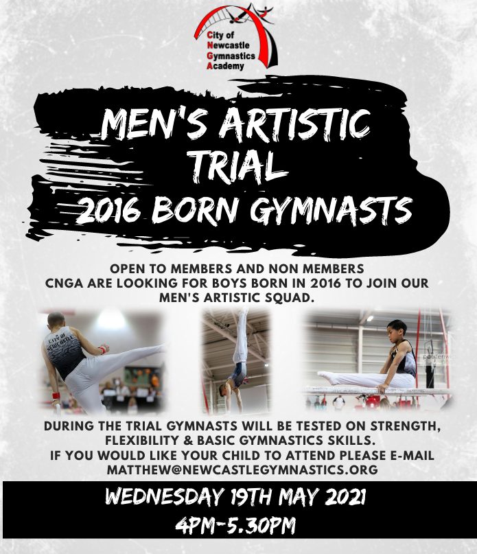 Men's Artistic Open Trial - 2016 born