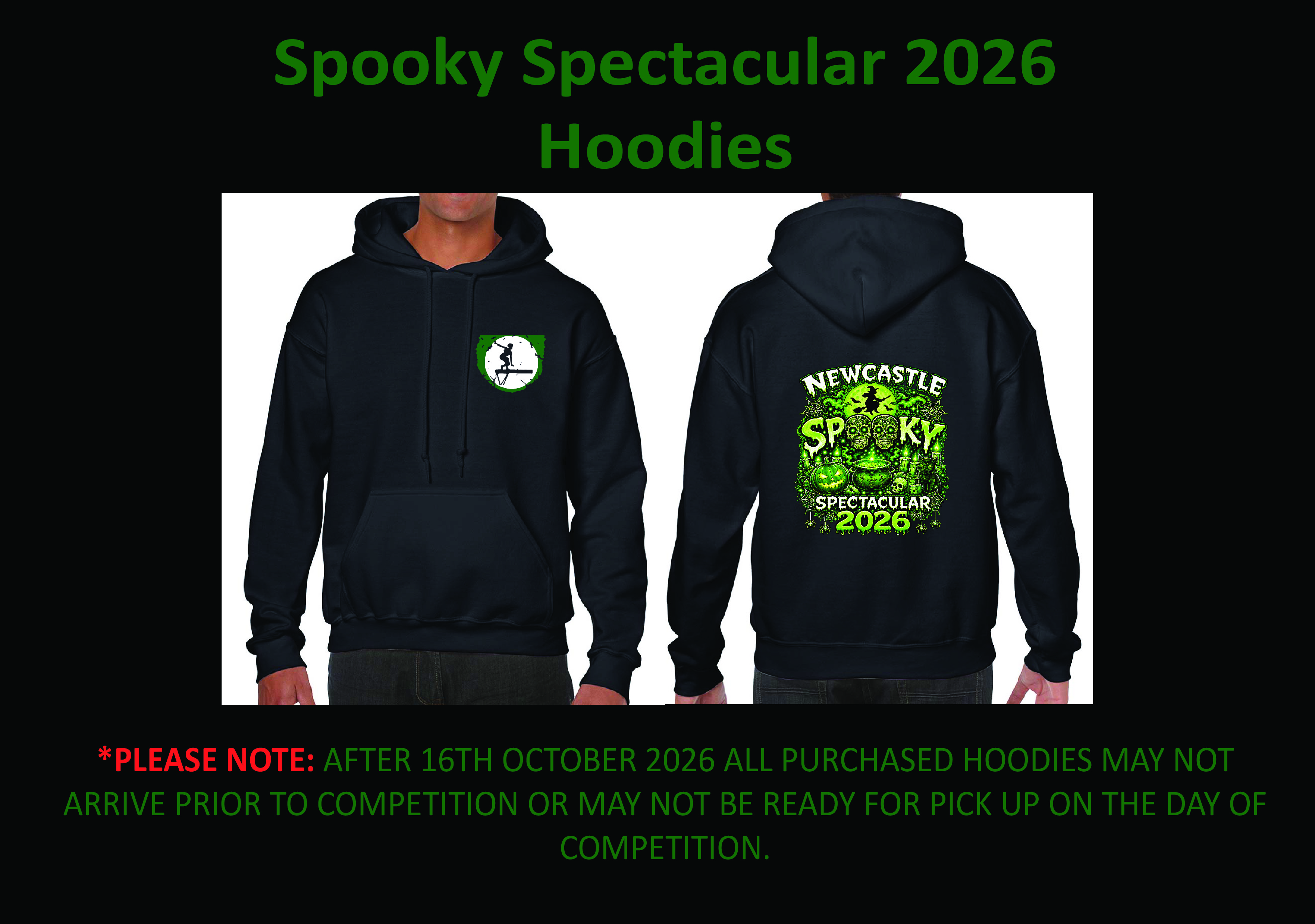 Newcastle Spooky Spectacular Official Hoodies 2026
